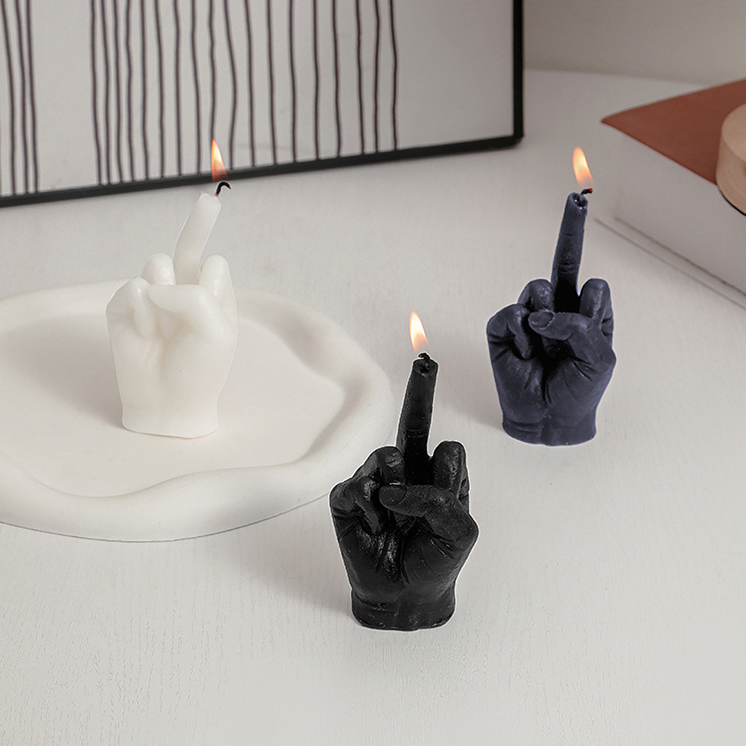 Rebel flame candle